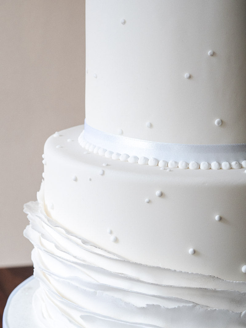 Black Tie Wedding Cake