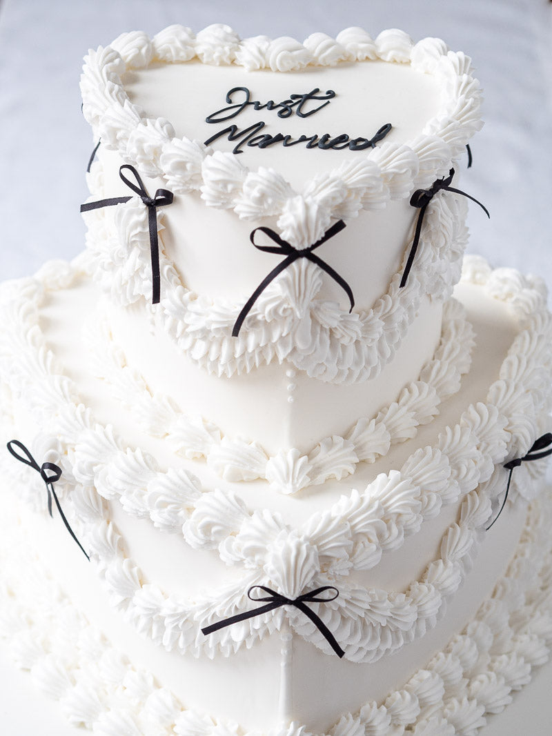 Just Married Wedding Cake