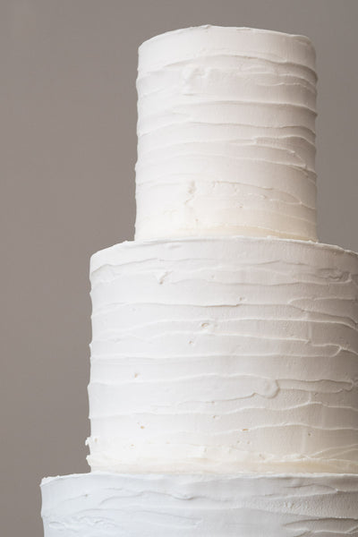 RUSTIC Not Quite Naked Wedding Cake
