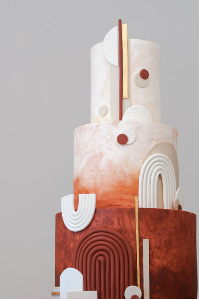 Abstraction Wedding Cake