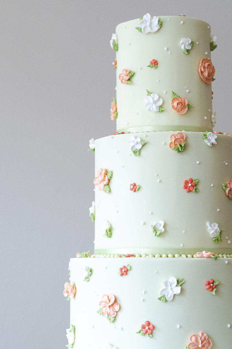 Ditsy Wedding Cake