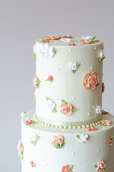 Ditsy Wedding Cake